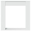 vidaXL Fireplace Surround White 100x20x100 cm Engineered Wood