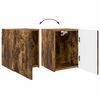 vidaXL TV Wall Cabinet Smoked Oak 30 x 31 x 40 cm Engineered Wood
