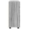 vidaXL Wooden Cabinet Grey Sonoma 88.5 x 30.5 x 73 cm Engineered Wood