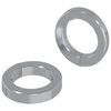 vidaXL Spring Washer 2 pcs White 13 x 1 mm Iron