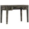 vidaXL Desk | Black | Solid Mango Wood | 110x50x75 cm | Desk | Rectangular