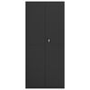 vidaXL File Cabinet Black 90x40x240 cm Steel