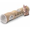 D&D Cat Tunnel Cote d'Ivoire 25x120 cm Brown and White 434/436448