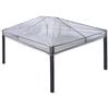 vidaXL Gazebo Cover Replacement Transparent 400 x 300 x 32 cm PVC