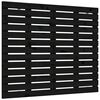 vidaXL Wall Headboard Black 96x3x91.5 cm Solid Wood Pine