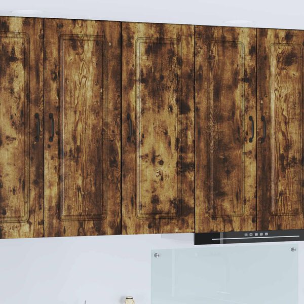 vidaXL Kitchen Cabinet with Storage Kalmar Smoked Oak 40 x 31 x 100 cm