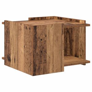 vidaXL Coffee Table Old Wood 50.5 x 50 x 33 cm Engineered Wood