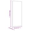 vidaXL Wall Mirror 40x100 cm Glass Rectangle