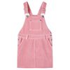 vidaXL Kids'Overall Dress Corduroy Light Pink 116