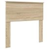 vidaXL Bed Frame with Headboard Sonoma Oak 70 x 190 cm Engineered Wood