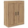 vidaXL Highboard 2 pcs Artisan Oak Engineered Wood