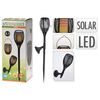 ProGarden 3-in-1 LED Solar Torch Garden Light Black