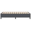 vidaXL Platform Bed Frame Dark Grey 100 x 200 cm Fabric