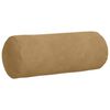 vidaXL Bolster Pillows 2 pcs Brown Ø 15 x 40 cm Corduroy Fabric