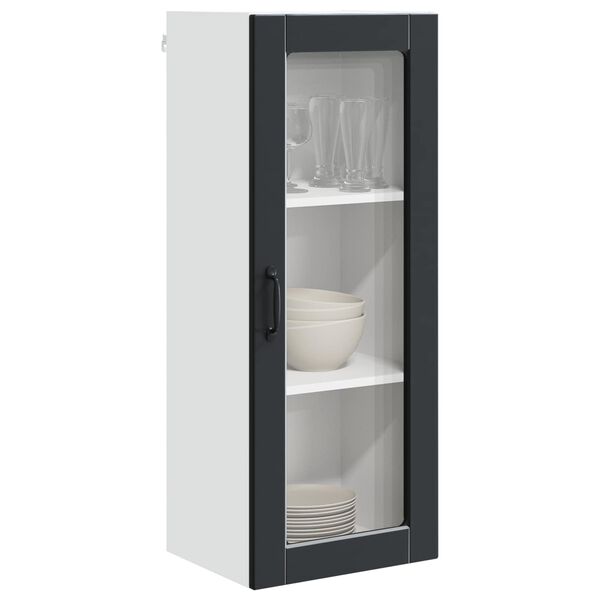 vidaXL Kitchen Cabinet Black 40 x 31 x 100 cm Engineered Wood