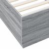 vidaXL Bed Frame without Mattress Grey Sonoma 90x200 cm