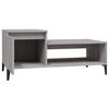 vidaXL Coffee Table Grey Sonoma 100x50x45 cm Engineered Wood