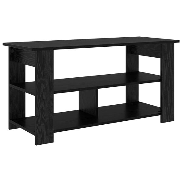 vidaXL TV stand Black Oak 100 x 40 x 50 cm
