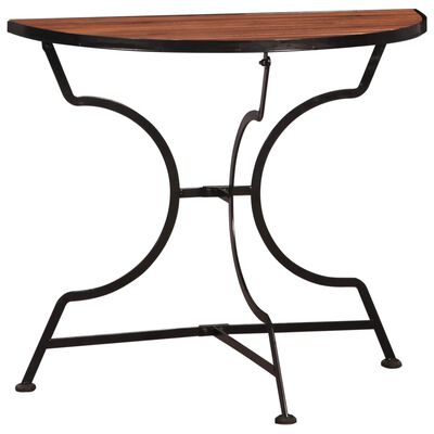 vidaXL Bistro Balcony Table 85x43x75 cm Solid Acacia Wood
