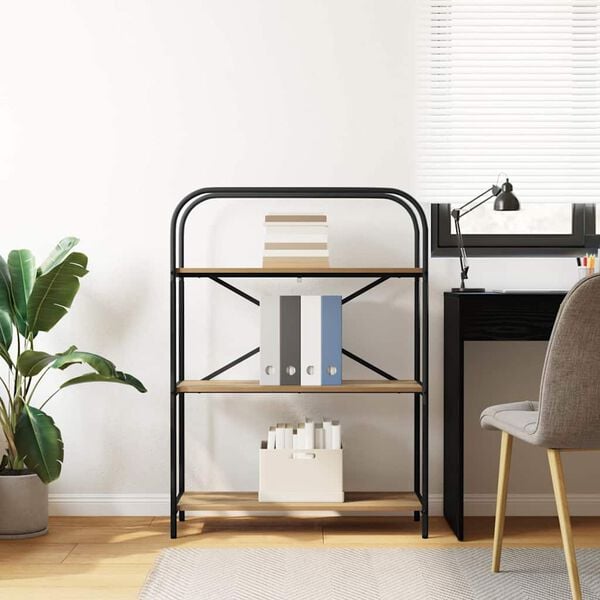 vidaXL Bookshelf Artisan Oak 80 x 30 x 109 cm Engineered wood