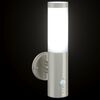 vidaXL Outdoor Wall Light Silver 15 x 7.5 x 33 cm Stainless steel