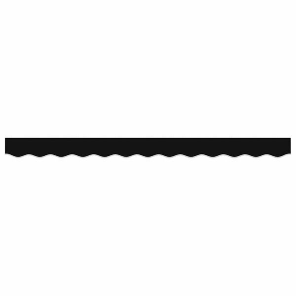 vidaXL Awning Valance Black 230 x 20 cm Canvas