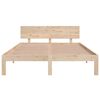 vidaXL Bed Frame without Mattress Solid Wood Pine 140x200cm