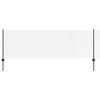 vidaXL Welded Wire Fence with Posts 25 x 0.8 m PVC-Coated Steel Grey