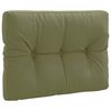 vidaXL Pallet Back Cushion VIANEN 100% Polyester Olive Green