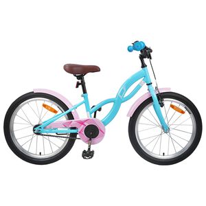 vidaXL Kids Bike 18'' for 5-7 Years Old Light Blue