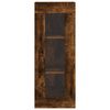 vidaXL Wall Mounted Cabinet Smoked Oak 34.5x34x90 cm