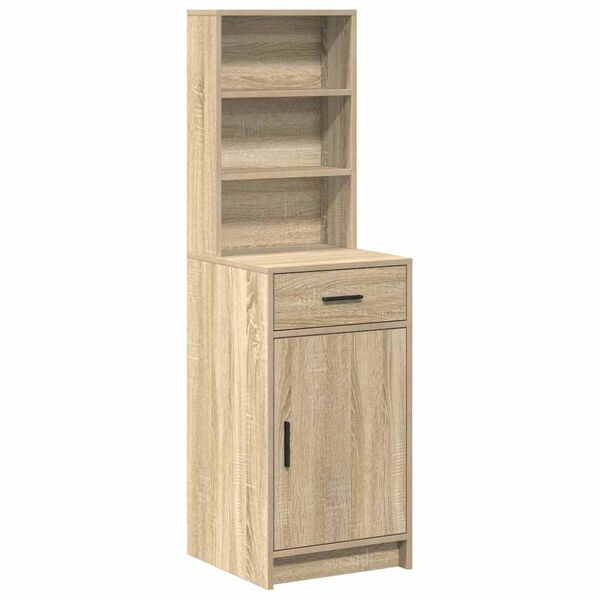 vidaXL Highboard Sonoma Oak 40 x 40.5 x 135 cm Engineered Wood