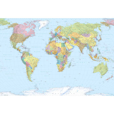 Komar Photo Mural World Map XXL 368x248 cm XXL4-038