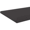 vidaXL Wall Shelf with Shelf 2 pcs Black 40 x 17.5 x 2.5 cm