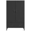 vidaXL Highboard Black 70x31x115 cm Engineered Wood