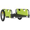 vidaXL Bike Trailer Green Oxford Fabric and Iron