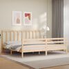 vidaXL Bed Frame without Mattress 200x200 cm Solid Wood Pine