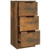 vidaXL Sideboards 3 pcs Smoked Oak Engineered Wood