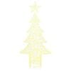 vidaXL Christmas Tree with 240 LEDs Warm white 150 cm Acrylic