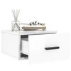 vidaXL Wall-mounted Bedside Cabinets 2 pcs High Gloss White 35x35x20 cm
