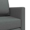 vidaXL Folding Sofa Bed Dark Grey 112 x 60 x 55 cm Fabric