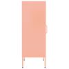 vidaXL Storage Cabinet Pink 42.5x35x101.5 cm Steel