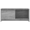 vidaXL TV Cabinet Grey Sonoma 90x35x40 cm Engineered Wood