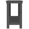 vidaXL Work Bench Grey 180x50x80 cm Solid Wood Pine