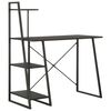 vidaXL Desk with Shelving Unit Black 102x50x117 cm