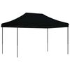 vidaXL Party Tent Folding Black 292 x 440 x 315 cm Oxford Fabric