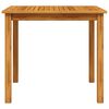 vidaXL Garden Table 85x85x74 cm Solid Acacia Wood