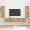 vidaXL TV Cabinet Set Wall-mounted 4 pcs Artisan Oak Engineered Wood