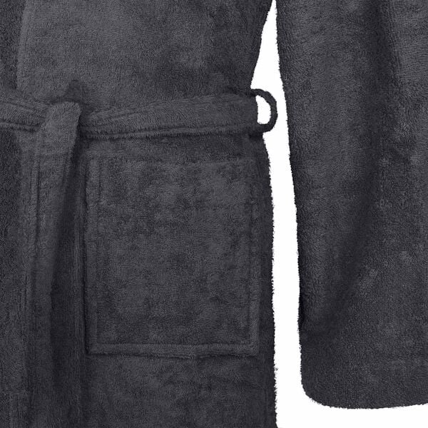 vidaXL Bathrobe KINN Anthracite XL Cotton