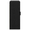 vidaXL Wall-mounted Cabinet 2 pcs Black Oak 69.5 x 34 x 90 cm
